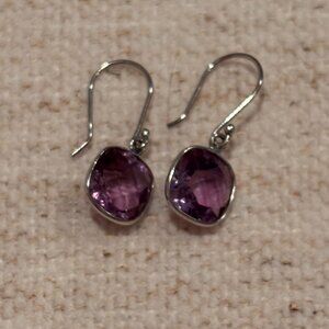 Jtv Amethsyt Sterling Silver earrings